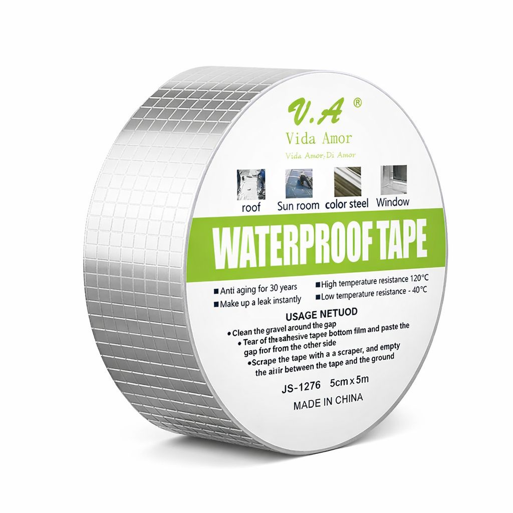 Cinta Tapa Gotera De Butilo 5cm X 5mts